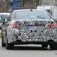 BMW 5シリーズ 改良新型プロトタイプ（スクープ写真）