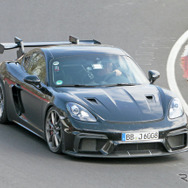 ポルシェ 718 ケイマン GT4 RS 開発車両　（スクープ写真）