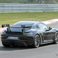 ポルシェ 718 ケイマン GT4 RS 開発車両　（スクープ写真）