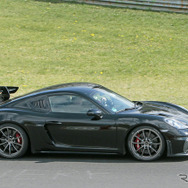 ポルシェ 718 ケイマン GT4 RS 開発車両　（スクープ写真）