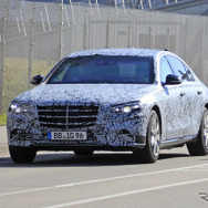 メルセデスベンツ Sクラス ガード 開発車両（スクープ写真）