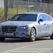 メルセデスベンツ Sクラス ガード 開発車両（スクープ写真）