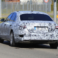 メルセデスベンツ Sクラス ガード 開発車両（スクープ写真）