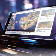 「CarPlay」「AndroidAuto」に対応した大画面ディスプレイオーディオ。写真は上位機のDMH-SF700