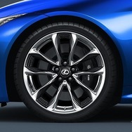 レクサス LC500コンバーチブル ストラクチュラルブルー フロント245/40RF21＋リア275/35RF21ランフラットタイヤ＆鍛造アルミホイール（ポリッシュ仕上げ＋ブラック塗装）