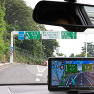 高速道路の出口標識も案内と実看板が一致しているので迷うこと無く向かうことが出来る