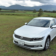 VW パサートTDI。久住高原にて。