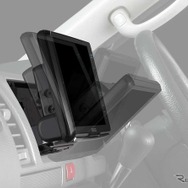 走行中も安定しているフローティング機構