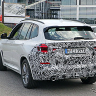 BMW X3 改良新型プロトタイプ（スクープ写真）