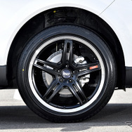 モデル名：MID RMP 520F／推奨サイズ：20×8.5ＪInset38 5H-114.3／カラー：セミグロスブラック/リムポリッシュ／タイヤサイズ：245/45R20