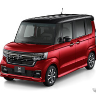 ホンダ N-BOXカスタム コーディネートスタイル プレミアムクリスタルレッド・メタリック＆ブラック