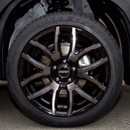 レイズ デイトナ F6drive　推奨サイズ：18×7.5J Inset43 5H-114.3／カラー：ブラックマシニング／タイヤサイズ：215/50R18 ※チューナーサイズ