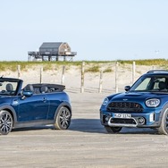 MINI コンバーチブル の「サイドウォーク・エディション」とMINI カントリーマン（クロスオーバー）の「ボードウォーク」