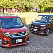 スズキ ソリオ（左）とソリオバンディット（右）新型