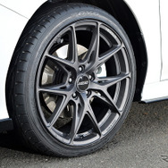 レイズ ベルサス VV21S 推奨サイズ：19×8.5J Inset45 5H-114.3／カラー：マットスーパーダークガンメタ／タイヤサイズ：245/35R19　※チューナーサイズ
