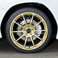 レイズ ホムラ ヒューガ HP10 ゴールドエディション 推奨サイズ：19×8.0J Inset45 5H-114.3／カラー：ゴールド／タイヤサイズ：245/35R19 ※チューナーサイズ