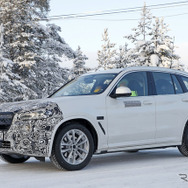 BMW iX3 改良新型プロトタイプ（スクープ写真）
