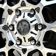 MID【ナイトロパワー M28 BULLET】推奨サイズ：17×6.5J Inset38／カラー：ブラック/ミラーカット／タイヤサイズ：215/60R17