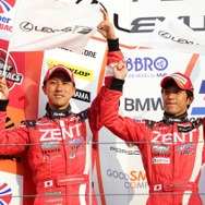 2015年、GT500セルモ組における立川（右）の僚友は石浦になった。