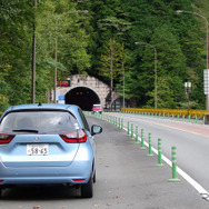 国道140号線雁坂トンネルの埼玉県側入り口付近にて。
