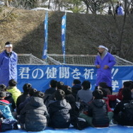 入試当日の激励も