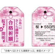 名鉄「合格へ Go さくら満開きっぷ」