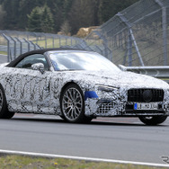 メルセデスAMG SL 次期型プロトタイプ　（スクープ写真）
