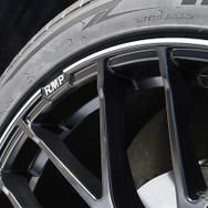 MID【RMP 028F】推奨サイズ：20×8.5J Inset38 5H-114.3／カラー：セミグロスブラック＋リムエッジDC＋ロゴマシニング／タイヤサイズ：245/40R20