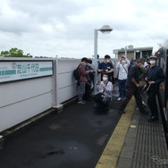 京成線ミステリーツアー：3100形車両が芝山鉄道に入線。
