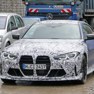 BMW M4クーペをベースとしたプロトタイプ（スクープ写真）