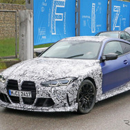 BMW M4クーペをベースとしたプロトタイプ（スクープ写真）
