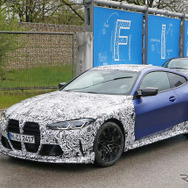 BMW M4クーペをベースとしたプロトタイプ（スクープ写真）