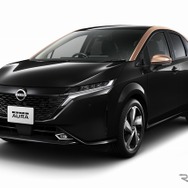 日産 ノートオーラ G レザーエディション ミッドナイトブラック サンライズカッパー 2トーン