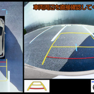 トヨタ アクア 新型、パノラミックビューモニター 作動イメージ