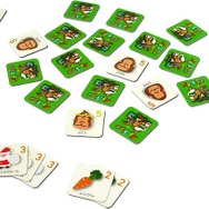 1～5枚のカードを当てる「イチゴリラ」　（画像提供：すごろくや）