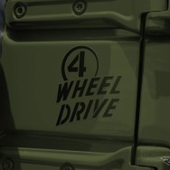 4 WHEEL DRIVE リアゲートデカール