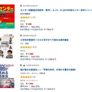 アマゾン「教育・学参・受験の売れ筋ランキング」4位～6位