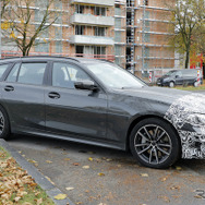 BMW 3シリーズツーリング 改良新型プロトタイプ（スクープ写真）