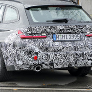 BMW 3シリーズツーリング 改良新型プロトタイプ（スクープ写真）
