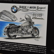 BMWモトラッドジャパンは、主催するMOONEYESとのコラボレーションを実現した『R18クラシック』を展示。