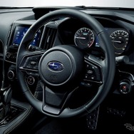 スバル XV アドバンス スタイルエディション 本革巻ステアリングホイール（ブラックラスト塗装ベゼル、イエローステッチ）