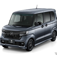 ホンダ N-BOXカスタム STYLE＋ BLACK（メテオロイドグレー・メタリック）