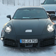 ポルシェ 911ターボ 改良新型プロトタイプ（スクープ写真）