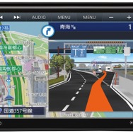 「Bluetooth」に対応した市販AV一体型ナビの一例（パナソニック・ストラーダ CN-HE01WD）。