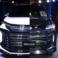 モデリスタ・ヴォクシー（左）＆　ノア/ 東京オートサロン2022