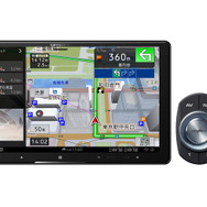 市販AV一体型ナビの一例（カロッツェリア・サイバーナビ AVIC-CQ912-DC）。