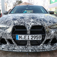 BMW M4 CSL 開発車両（スクープ写真）
