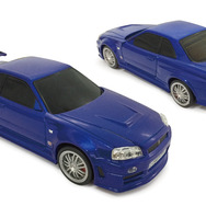 車型モバイルバッテリー 日産スカイライン GT-R（BNR34） ワイルド・スピードMAX（ブルー） ブライアン仕様