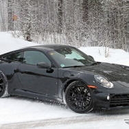 ポルシェ 911 改良新型プロトタイプ（スクープ写真）