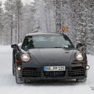 ポルシェ 911 改良新型プロトタイプ（スクープ写真）